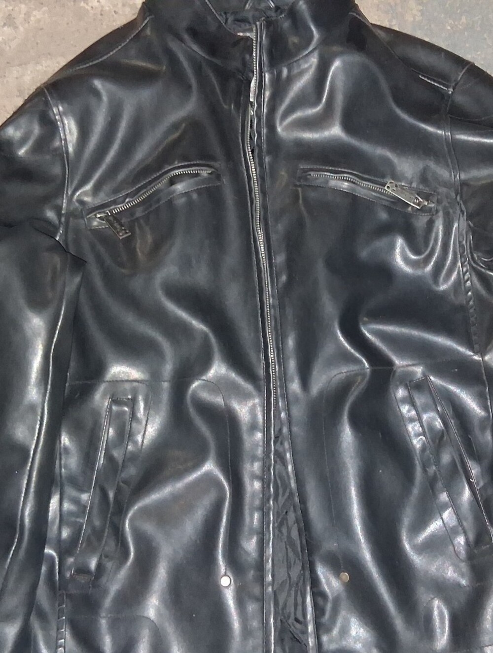 Whispering Smith Black Leather Men's Jacket